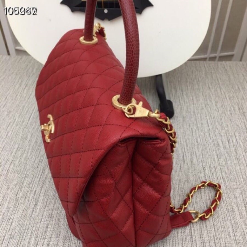 Ch**el top handle bags